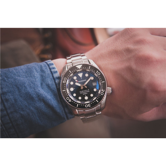 Proxima  PX1683 SBDX001 NH35 Tuna Diver Automatic Wristwatch MarineMaster Wormhole dial 
