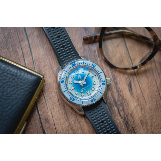 proxima UD 1683 SBDX001 NH35 Blue dial  Tuna Diver Automatic Wristwatch MarineMaster Sapphire insert 