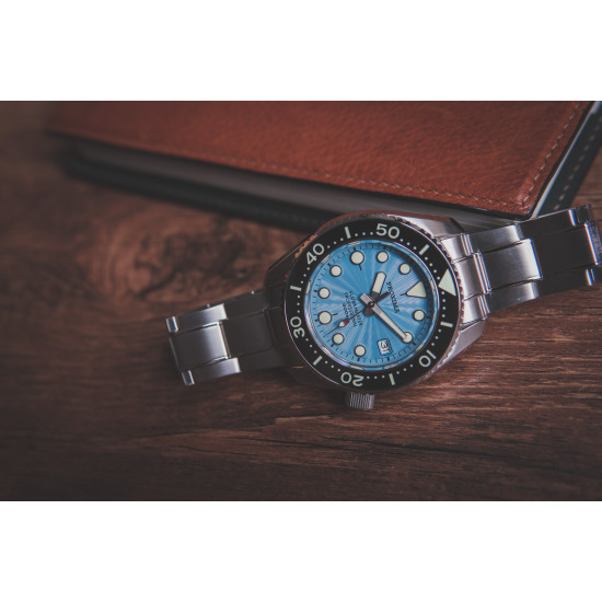 Proxima PX1683 SBDX001 NH35  Diver Automatic Wristwatch MarineMaster Blue Wave Dial