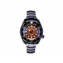 Proxima PX1683 SBDX001 Monoblock NH35 Automatic ScubaMaster Wristwatch Brush Metal Coffee Dial
