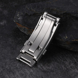Proxima Updated Fly Adjustable Clasp Watch Parts Bracelet OTF Clasp For 16mm Specified Model Buckle Folding Clasp Non-universal