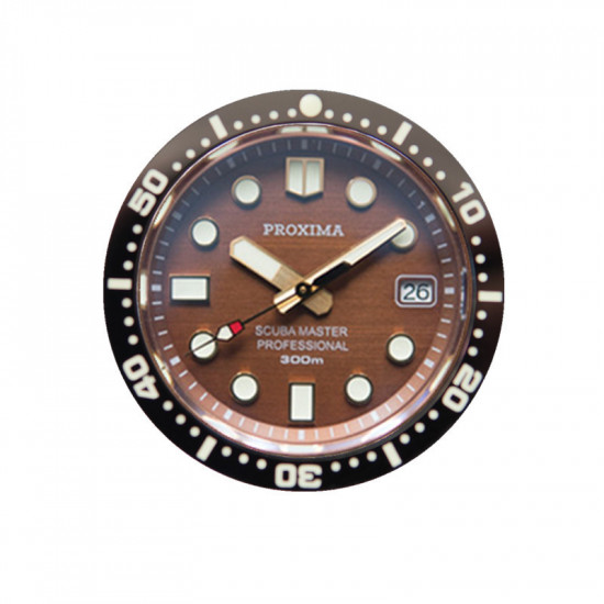 Proxima  PX1682 SBBN015 Tuna Black dial NH35 Diver Automatic Wristwatch ScubaMaster 