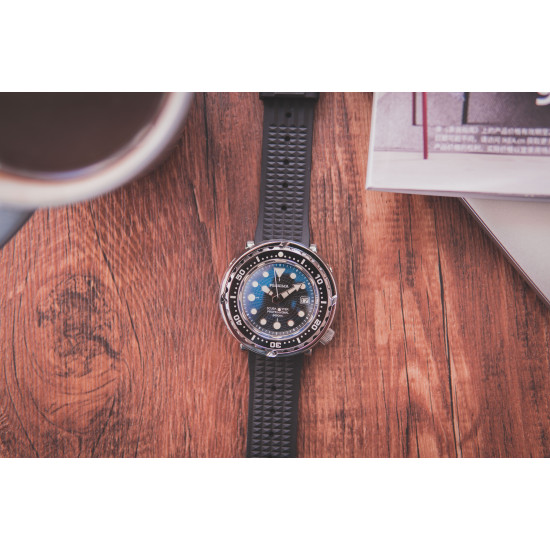 Proxima PX1682 blue dial SBBN017 NH35 Tuna Diver Automatic Wristwatch MarineMaster Wormhole dial