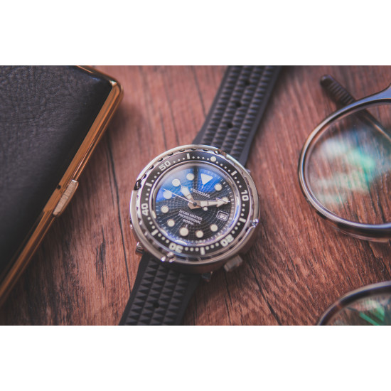 Proxima PX1682 blue dial SBBN017 NH35 Tuna Diver Automatic Wristwatch MarineMaster Wormhole dial
