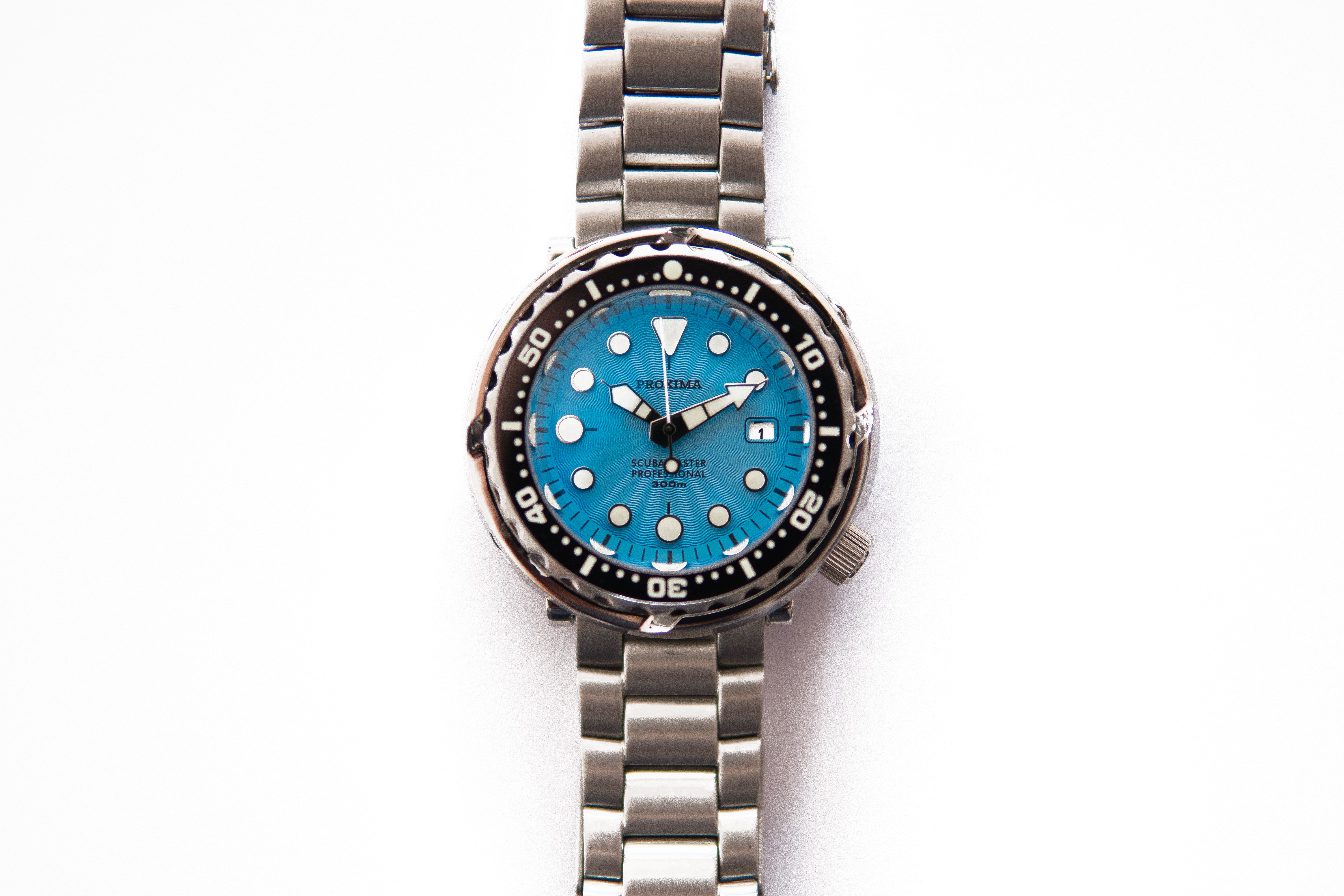 Proxima PX1682 blue dial SBBN017 NH35 Tuna Diver Automatic Wristwatch  MarineMaster