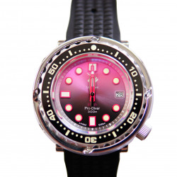 Proxima UD1682 NH35 Tuna Diver Automatic Wristwatch MarineMaster Sapphire insert Blush dial