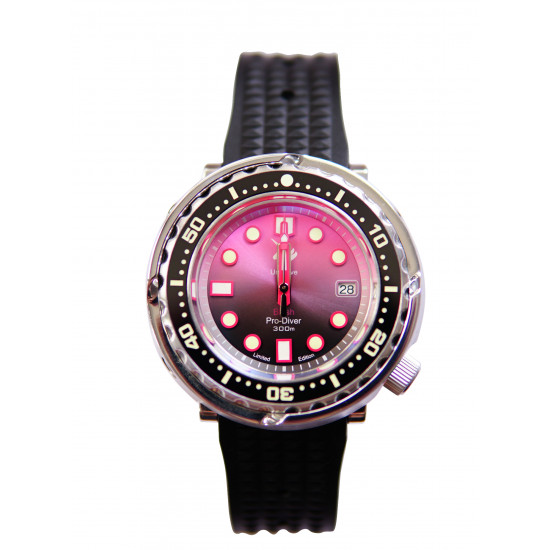 Proxima UD1682 NH35 Tuna Diver Automatic Wristwatch MarineMaster Sapphire insert Blush dial