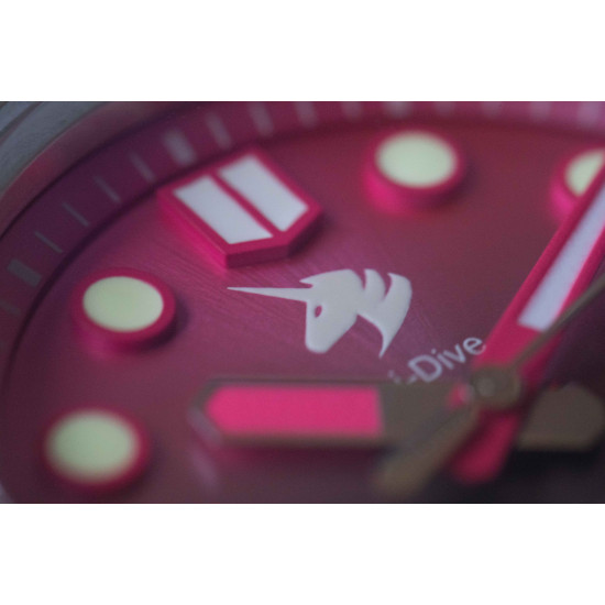 Proxima UD1682 NH35 Tuna Diver Automatic Wristwatch MarineMaster Sapphire insert Blush dial