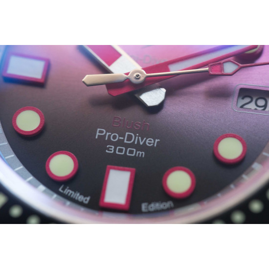 Proxima UD1682 NH35 Tuna Diver Automatic Wristwatch MarineMaster Sapphire insert Blush dial