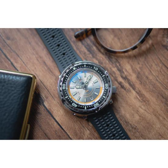 Proxima UD1682 NH36 Tuna Diver Automatic Wristwatch MarineMaster Sapphire insert Dawn dial