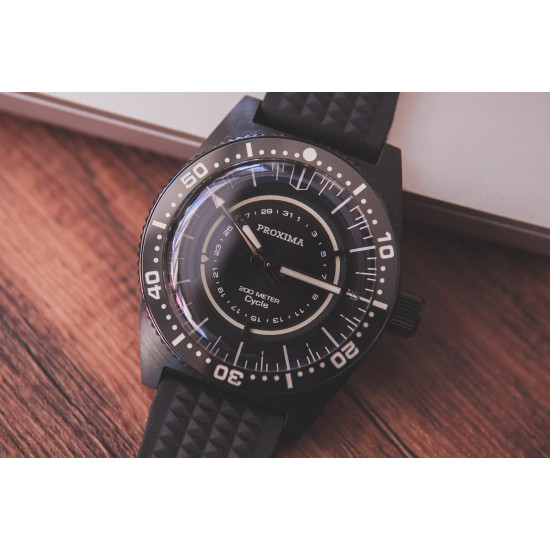 Proxima PX01 2021 new arrival  Diver Watch proxima black cycle dial 