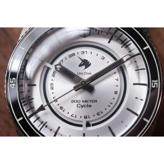 Uni-Dive PX01 unicorn 2021 NEW ARRIVAL DIVER WATCH  SILVER CYCLE DIAL