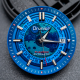 PROXIMA PX1689 scuba master BGW9 Dial  OM16 phantom OM16-blue