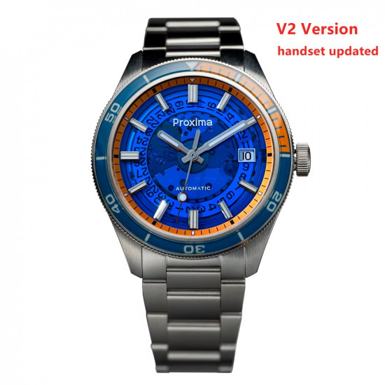 PROXIMA PX1701 New Men Dress Watch 39mm Luxury FashionSW200 PT5000 Automatic Mechanical Sports Business Sapphire Waterproof 