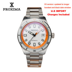  Proxima PX1703 Luxury Diver Watch Business Waterproof Male Clock PT5000 Men Watches Stainless Steel Sapphire Bezel BGW9 Luminous