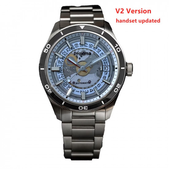 PROXIMA PX1701 New Men Dress Watch 39mm Luxury FashionSW200 PT5000 Automatic Mechanical Sports Business Sapphire Waterproof 