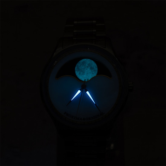  Proxima Original Design 41.5mm Men watch MOP Moon Phase Dial SW200-PR174 Module Movement Automatic Mechanical Watches 5Bar