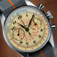 Proxima PX1715 39MM Men Chronograph Mechanical Wristwatches Modify ST1902 Movement Pilot Sapphire Crystal Racing Vintage Watch
