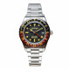 2024 New PX1719 NH34 GMT Luxury Sports Style Full Luminous Bidirectional Sapphire Bezel Automatic Mechanical Watch 20 Bar