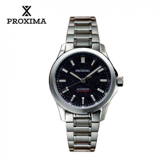PX1746 New Mens Mechanical Watches Aventurine Dial 100M Waterproof Clock Sapphire Glass Automatic Men Watch Relogio Masculino