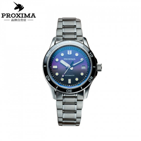 Proxima PX1740 39mm Men Mechanical Watches C3 BGW9 Sunburst Dial Sapphire Glass Automatic Watch Ceramic Bezel Proxima PX1740 39mm Men Mechanical Watches C3 BGW9 Sunburst Dial Sapphire Glass Automatic Watch Ceramic Bezel