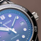 Proxima PX1747 39mm Men Mechanical Watches C3 BGW9 Sunburst Dial Sapphire Glass Automatic Watch Ceramic Bezel