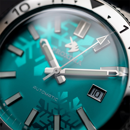 Proxima PX1680 Diver Watch Men Mechanical Watches 200M Waterproof Luminous 2022 Sport Relojes  Snow  Dial V3 
