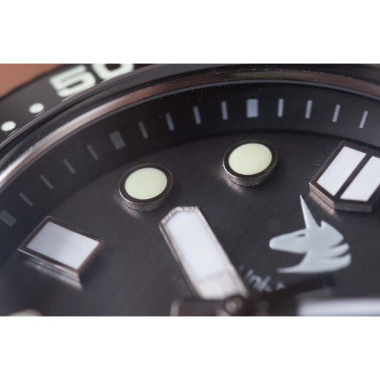 Proxima UD1680 unicorn Diver Watch PVD black Men Mechanical Watches 200M Waterproof Luminous 2021 Sport Relojes Blush Dial