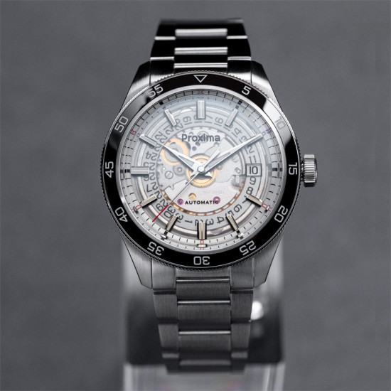 PROXIMA PX1701 New Men Dress Watch 39mm Luxury FashionSW200 PT5000 Automatic Mechanical Sports Business Sapphire Waterproof 