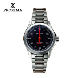 Proxima PX1745 Men's Watches Luxury 9015 Automatic One Hand Watch Stainless Steel Sapphire Crystal Glass 100M Waterproof