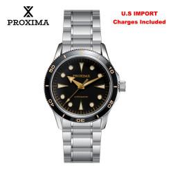 PX1748  New Mens Mechanical Watches Aventurine Dial 100M Waterproof Clock Sapphire Glass Automatic Men Watch Relogio Masculino