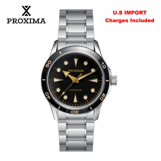 PX1748  New Mens Mechanical Watches Aventurine Dial 100M Waterproof Clock Sapphire Glass Automatic Men Watch Relogio Masculino