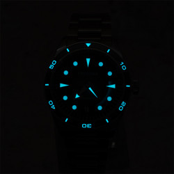 Proxima PX1749 39mm Men Diver Watch Spiral Vortex Dial  Luxury Diver  Wristwatch  PT5000 Automatic Mechanical Waterproof 200m 