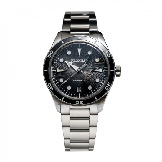 Proxima PX1749 39mm Men Diver Watch Spiral Vortex Dial  Luxury Diver  Wristwatch  PT5000 Automatic Mechanical Waterproof 200m 