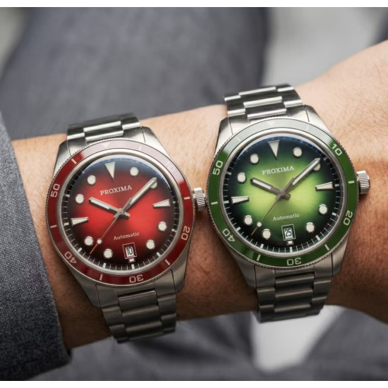 PROXIMA PX1697-1A1B  New Men Dress Watch 39mm Luxury FashionSW200 PT5000 Automatic Mechanical Sports Business Sapphire Waterproof 