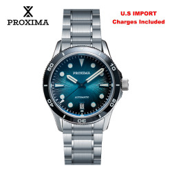 Proxima PX1752 Mechanical Men's Watch 9015 Movement Oil Pressure Business Luxury Men Watches Sapphire Glass 10Bar