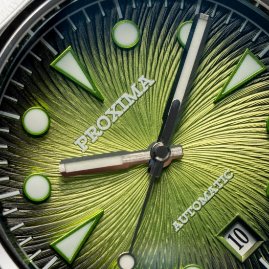 Proxima PX1753 Fashion Men Watches 38mm PT5000 Automatic Mechanical Sapphire Vintage Watch 200m Waterproof BGW-9 Lume