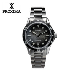 PX1755  New Mens Mechanical Watches Aventurine Dial 100M Waterproof Clock Sapphire Glass Automatic Men Watch Relogio Masculino