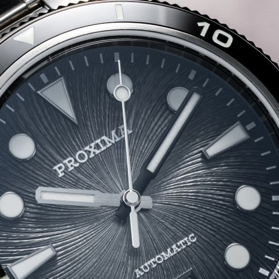 PX1755  New Mens Mechanical Watches Aventurine Dial 100M Waterproof Clock Sapphire Glass Automatic Men Watch Relogio Masculino