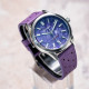 PX1756 Mens Mechanical Watch 39Mm Charoite Dial Miyota 9015 Movement Sapphire Waterproof Stainless Steel Watches OTF Clasp 10Bar