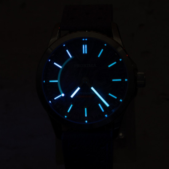 PX1756 Mens Mechanical Watch 39Mm Charoite Dial Miyota 9015 Movement Sapphire Waterproof Stainless Steel Watches OTF Clasp 10Bar