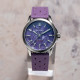 PX1756 Mens Mechanical Watch 39Mm Charoite Dial Miyota 9015 Movement Sapphire Waterproof Stainless Steel Watches OTF Clasp 10Bar